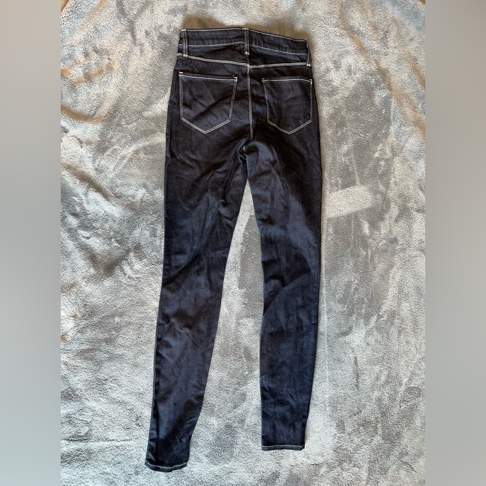 New L'agence Womens Jeans Blue Margot Skinny Dark Vintage Wash - Picture 5 of 5